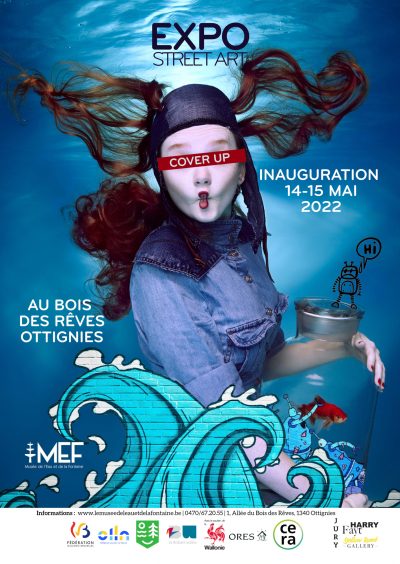 Musée de l'Eau et de la Fontaine - Affiche Inauguration Cover Up (14&15 mai) tiny